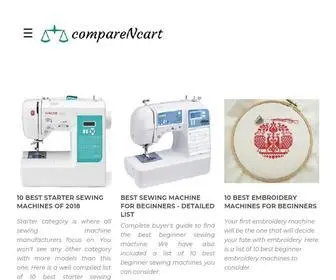 Comparencart.com(Sewing machine comparison and reviews) Screenshot