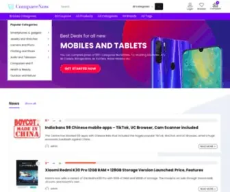 Comparenow.xyz(The Best Price Comparison Site in India) Screenshot