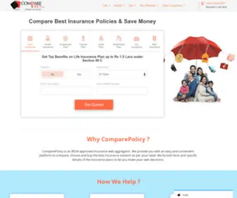 Comparepolicy.com(Compare Insurance Policy Quotes) Screenshot
