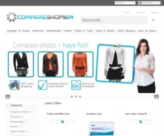 Compareshops24.com(Shopping zoekmachine) Screenshot