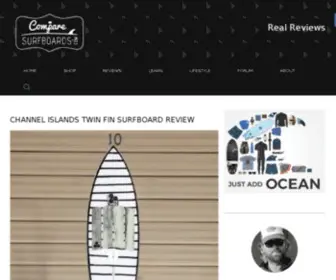 Comparesurfboards.com(Compare Surfboards) Screenshot