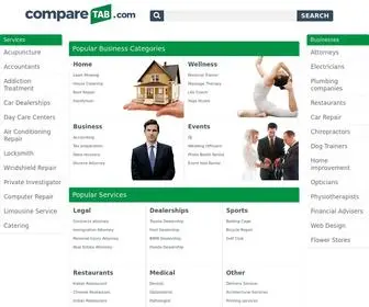 Comparetab.com(Business & Service Listings) Screenshot