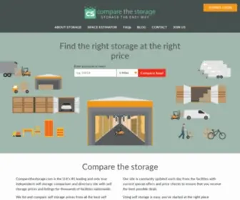 Comparethestorage.com(Find the right storage at the right price) Screenshot