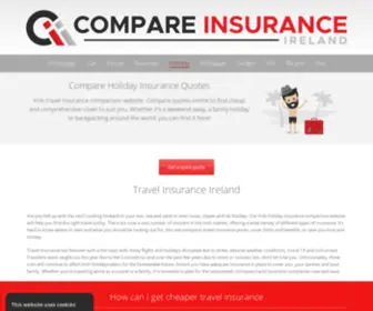 Comparetravelinsuranceireland.com(Compare Travel Insurance) Screenshot