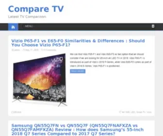 Comparetv.net(Compare TV) Screenshot