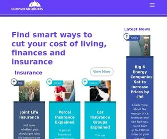 Compareukquotes.com(The best advice for insurance) Screenshot