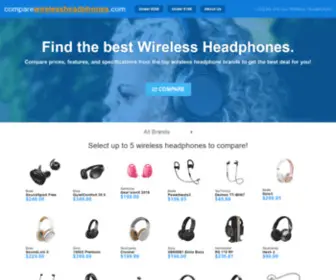 Comparewirelessheadphones.com(Comparewirelessheadphones) Screenshot