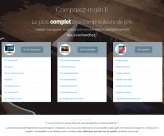 Comparez-Malin.fr(Le plus complet des comparateurs de prix) Screenshot