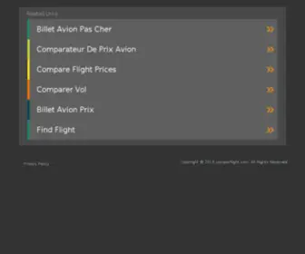 Comparflight.com(Billets d'avion pas cher) Screenshot