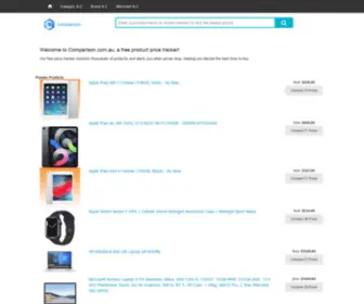 Comparison.com.au(Price comparison) Screenshot
