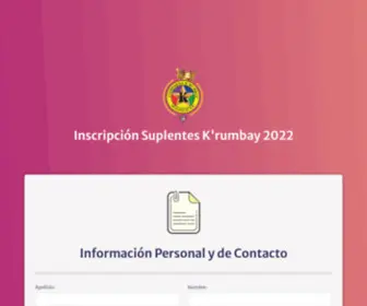 Comparsakrumbay.com.ar(Comparsa Krumbay) Screenshot