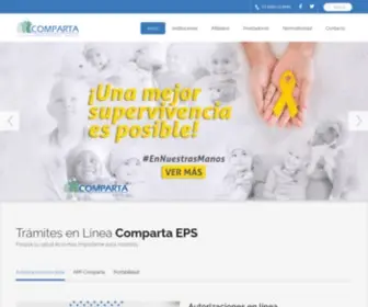 Comparta.com.co(Comparta EPS) Screenshot