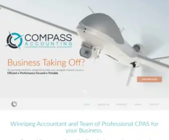 Compass-Cpa.com(Winnipeg Accountant) Screenshot