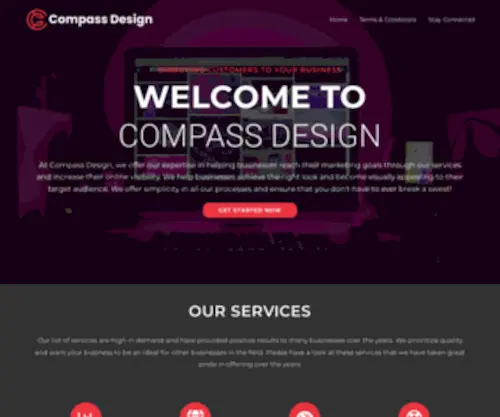Compass-Design.co.uk(Compass Design) Screenshot