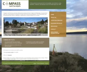 Compass-Landsurveyors.com(Compass Land Surveyors) Screenshot
