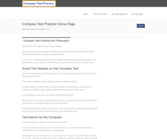 Compass-Test-Practice.com(Compass Test Practice) Screenshot