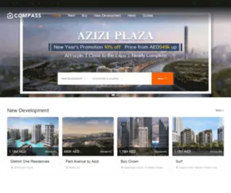 Compass-Uae.com(Dubai real estate platform) Screenshot