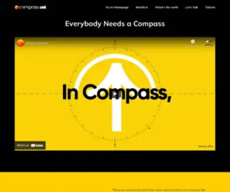 Compass.uol(Compass is a technology company) Screenshot