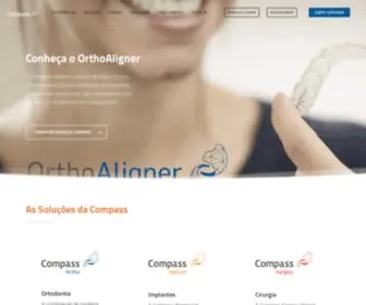 Compass3D.com.br(Compass 3d: inteligência e tecnologia para dentistas) Screenshot