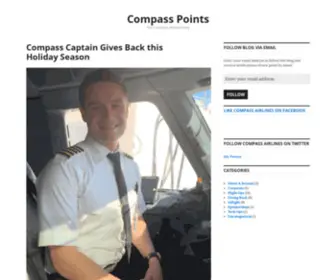 Compassairline.blog(The Compass Airlines blog) Screenshot