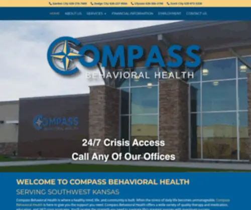 Compassbh.org(Compass Behavioral Health) Screenshot