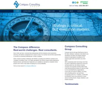 CompasscGroup.com(Life Science &amp; Biotech Recruiting Firm) Screenshot