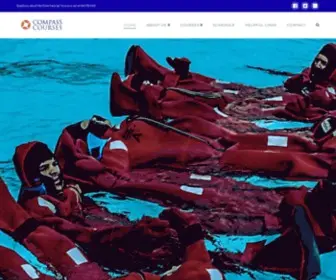 Compasscourses.com(Compass Courses Maritime Training) Screenshot