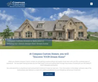 Compasscustombuilders.com(Compass Custom Homes) Screenshot