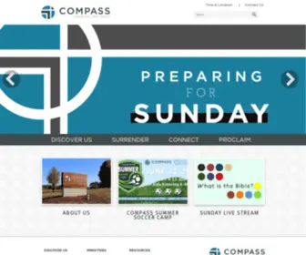 Compassefc.com(Compass Evangelical Free Church) Screenshot