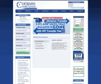 Compassfcu.com(Compass Federal Credit Union) Screenshot