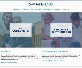 Compasshealthbrands.com(Compass Health) Screenshot