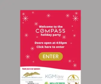 Compassholidayparty.com(Compass Holiday Party) Screenshot