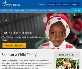 Compassion.com(Help End Child Poverty) Screenshot