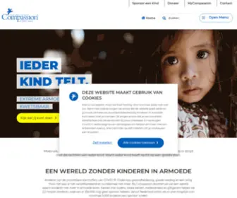 Compassion.nl(Compassion Nederland) Screenshot