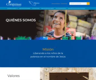 Compassion.org.mx(Compassion México) Screenshot