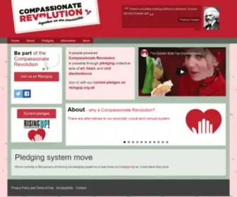 Compassionate-Revolution.net(Pledging system move) Screenshot