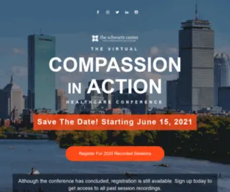 Compassioninactionconference.org(The Schwartz Center for Compassionate Healthcare) Screenshot