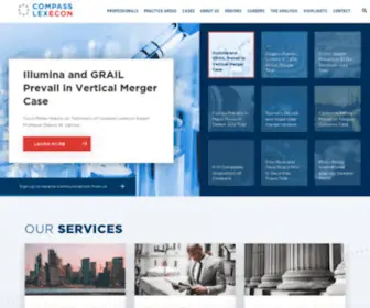 Compasslexecon.com(Compass Lexecon) Screenshot