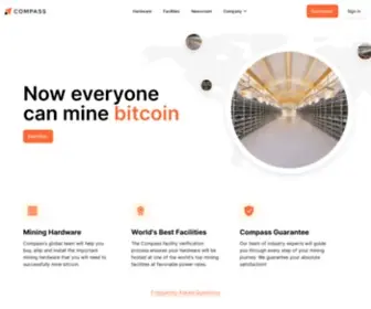 Compassmining.io(Bitcoin Mining and Hosting) Screenshot