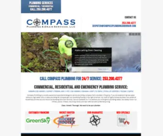 Compassplumbinganddrain.com(Compass Plumbing) Screenshot