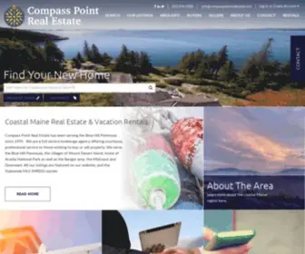 Compasspointrealestate.com(Coastal Maine Real Estate & Vacation Rentals) Screenshot