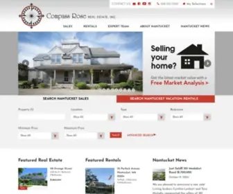 Compassroserealestate.com(Nantucket Real Estate & Rental Experts For Over 22 Years) Screenshot