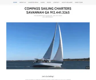 Compasssailing.com(Sail Savannah on our 38' Morgan sailing yacht. Compass Sailing) Screenshot