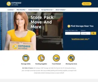 Compassselfstorage.com(All-in-One Self Storage Unit Company) Screenshot
