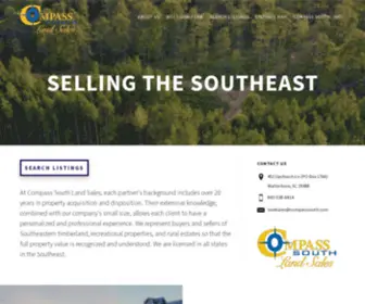 Compasssouthlandsales.com(Compass South Land Sales) Screenshot