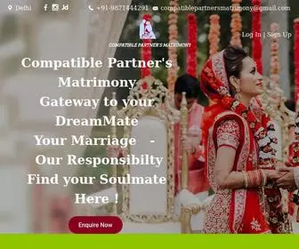 Compatiblepartnersmatrimony.com(Best Marriage Bureau in Model Town Delhi) Screenshot