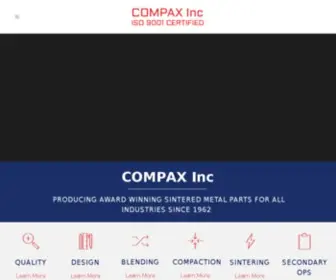 Compaxinc.com(Compax Inc) Screenshot