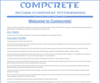 Compcrete.co.za(Compcrete Home) Screenshot