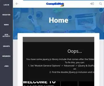 Compednet.com(CompEdNet) Screenshot