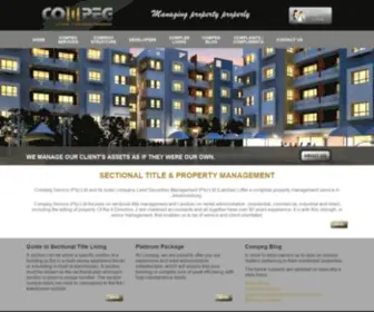 Compeg.com(COMPEG Sectional Title & Property Management) Screenshot